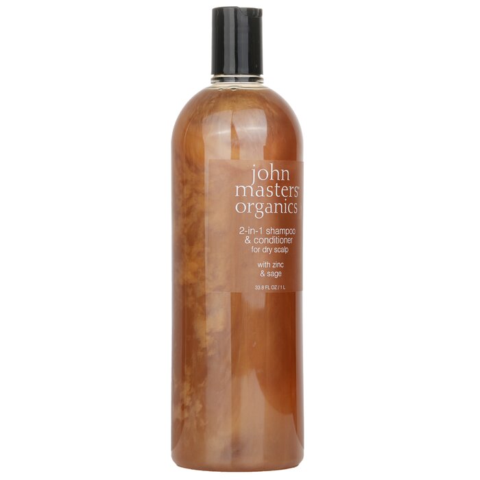 John Masters Organics 2-in-1 Shampoo & Conditioner For Dry Scalp with Zinc & Sage 1000ml/33.8ozProduct Thumbnail