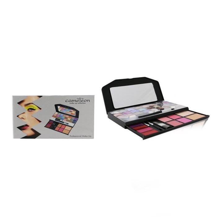 Cameleon مجموعة مكياج G1672 (ظلال عيون عدد 24، قلم عيون عدد 1، ملمع شفاه عدد 4، بودرة خفيفة عدد 2) (تاريخ الانتهاء: 12/2020) Picture ColorProduct Thumbnail
