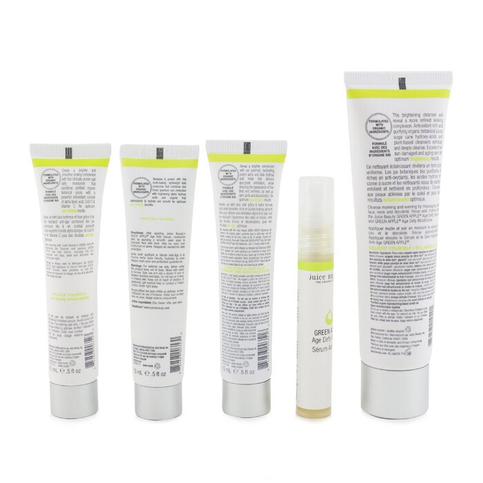Juice Beauty Brightening Solutions Set: 30 Day Discovery Kit For Brightening & Correcting Uneven Skin Tone (Box Slightly Damaged) 5pcsProduct Thumbnail