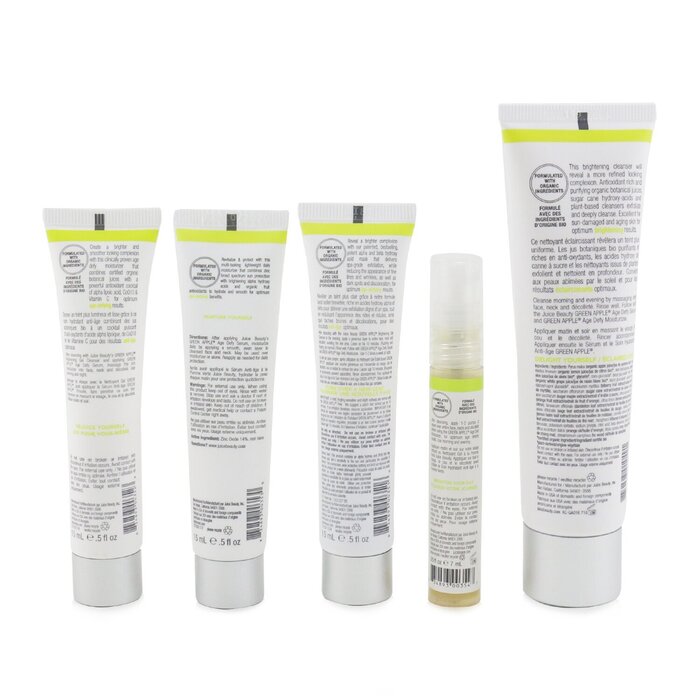 Juice Beauty Brightening Solutions Set: 30 Day Discovery Kit For Brightening & Correcting Uneven Skin Tone (Box Slightly Damaged) 5pcsProduct Thumbnail