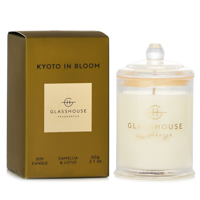Glasshouse Triple Scented Soy Candle - Kyoto In Bloom (Camellia & Lotus)  60g/2.1ozProduct Thumbnail