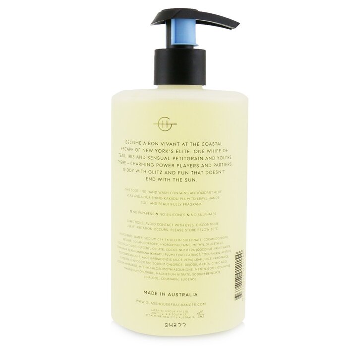 Glasshouse Hand Wash - The Hamptons (Teak & Petitgrain) 450ml/15.2ozProduct Thumbnail