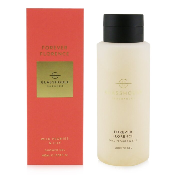 Glasshouse Shower Gel - Forever Florence (Wild Peonies & Lily)  400ml/13.53ozProduct Thumbnail
