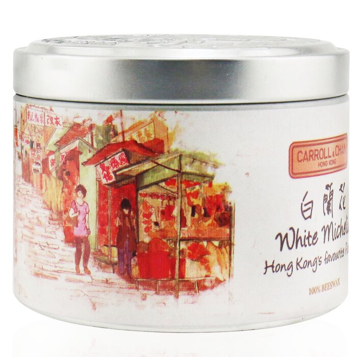 Carroll & Chan 100% Beeswax Tin Candle - White Michelia (8x6) cmProduct Thumbnail
