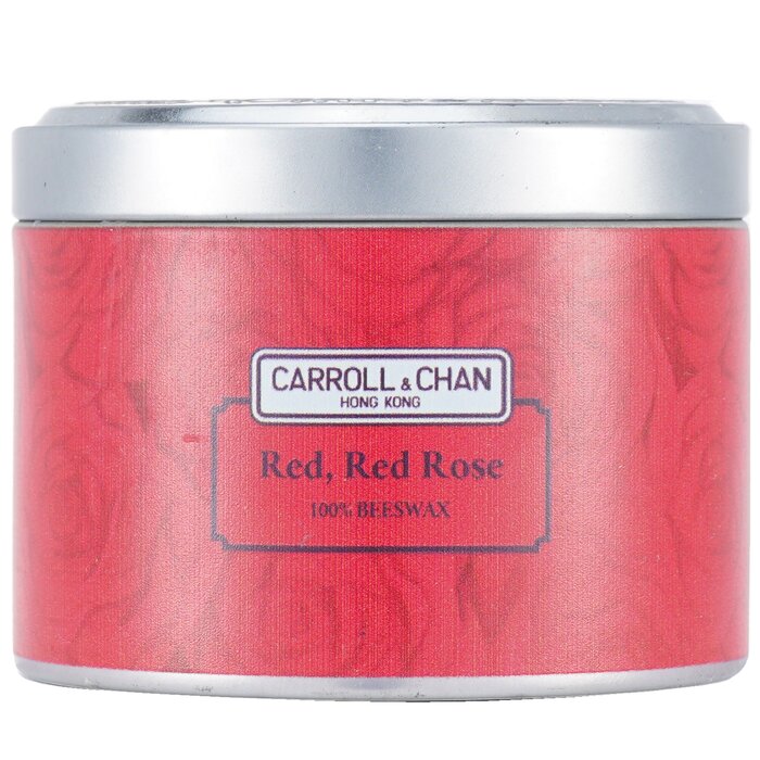 Carroll & Chan 100% Beeswax Tin Candle - Red Red Rose (8x6) cmProduct Thumbnail
