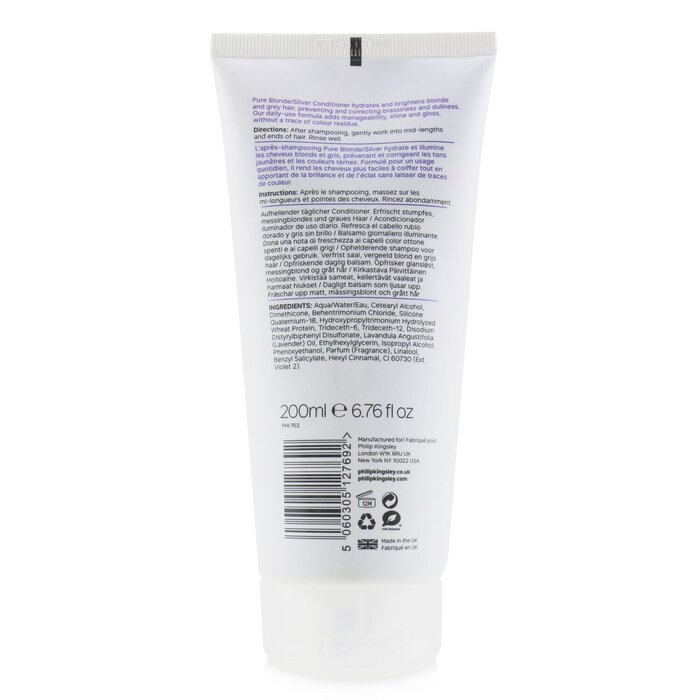 Philip Kingsley Pure Blonde/ Silver Brightening Daily Conditioner 200ml/6.76ozProduct Thumbnail