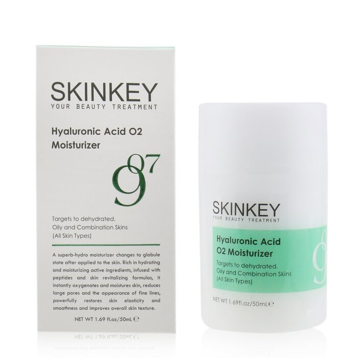 SKINKEY Moisturizing Series Hyaluronic Acid O2 Moisturizer (All Skin Types) - Targets To Dehydrated Oily & Combination Skins 50ml/1.69ozProduct Thumbnail