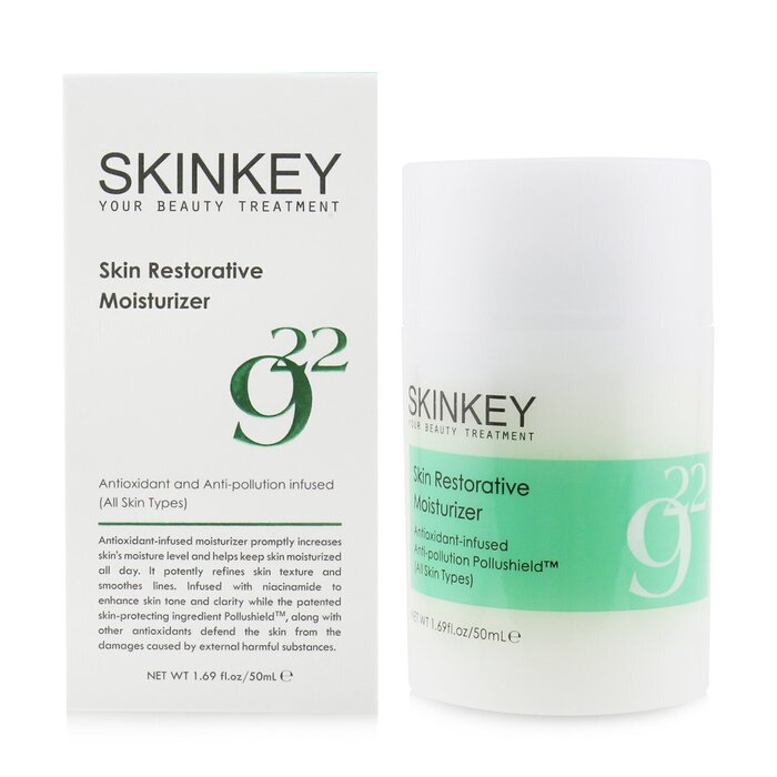SKINKEY Moisturizing Series Skin Restorative Moisturizer (All Skin Types) - Antioxidant & Anti-Pollution Infused 50ml/1.69ozProduct Thumbnail