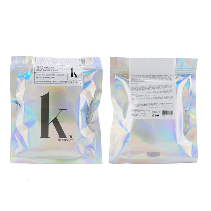 SKINKEY K. Series Black-Power Graphene Face Mask - Far-Infared, Strong-Adhesion & Skin-Brightening 5pcsProduct Thumbnail