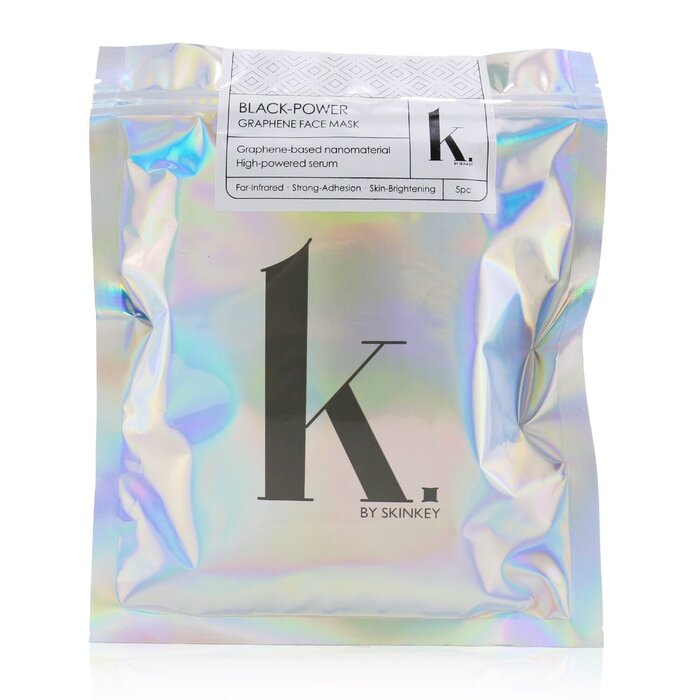 SKINKEY K. Series Black-Power Graphene Face Mask - Far-Infared, Strong-Adhesion & Skin-Brightening 5pcsProduct Thumbnail