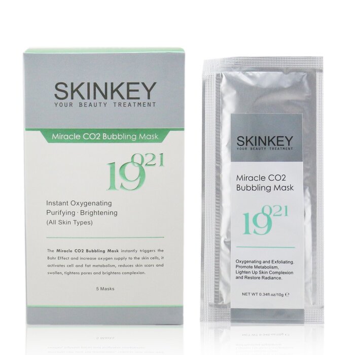 SKINKEY 碳酸激氧面膜 - 瞬间注氧净化亮肤 5pcsProduct Thumbnail
