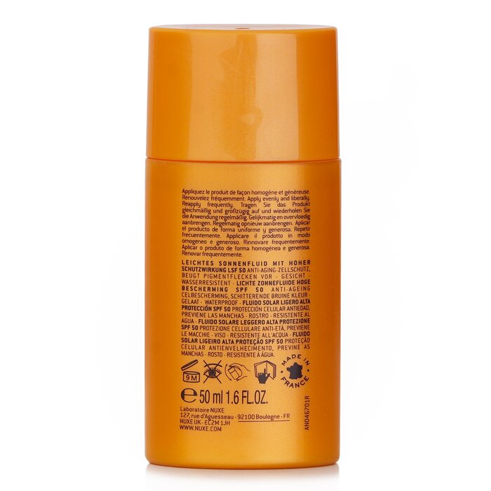 Nuxe Nuxe Sun Light Fluid For Face - High Protection SPF50 (For Normal To Combination Skin) 50ml/1.6ozProduct Thumbnail
