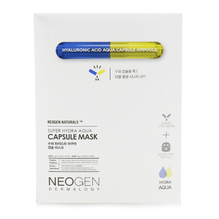 Neogen Super Hydra Aqua Capsule Mask 5sheetsProduct Thumbnail