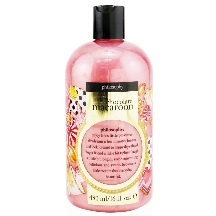 フィロソフィー Philosophy Pink Chocolate Macaroon Shampoo, Shower Gel & Bubble Bath 480ml/16ozProduct Thumbnail