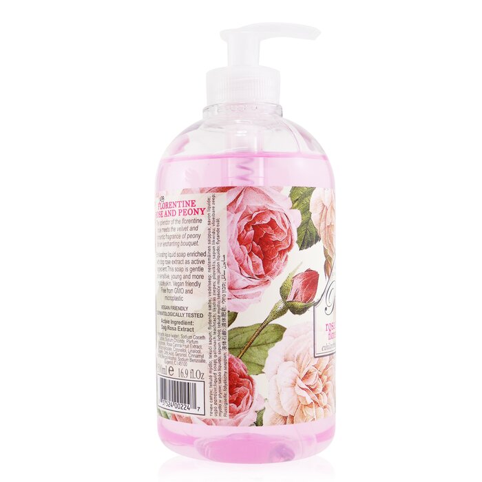 Nesti Dante Romantica Ekscytujące mydło do rąk i twarzy z dziką różą - florencką różą i piwonią 500ml/16.9ozProduct Thumbnail