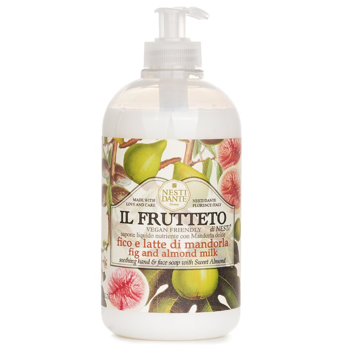 Nesti Dante Il Frutteto Kojące mydło do rąk i twarzy ze słodkimi migdałami - figą i mlekiem migdałowym 500ml/16.9ozProduct Thumbnail