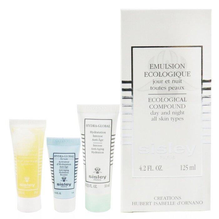 Sisley Ecological Compound 4-Pieces Set: Ecological Compound 125ml + Buff & Wash Face Gel 10ml + Hydra-Global Serum 5ml + Hydra-Global 10ml 4pcsProduct Thumbnail