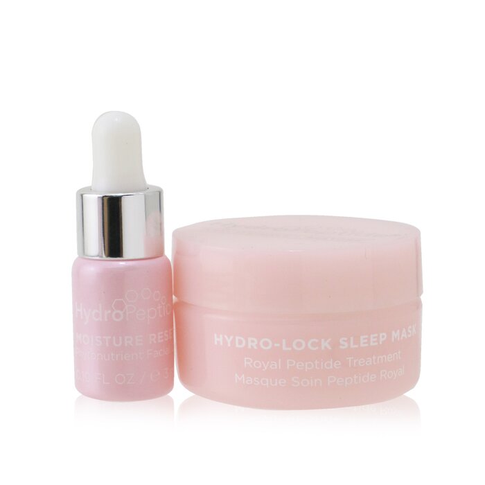 HydroPeptide Dew You Mega Minis Kit: Moisture Reset Phytonutrient Facial Oil 0.1 oz + Hydro-Lock Sleep Mask 0.5oz 2pcsProduct Thumbnail