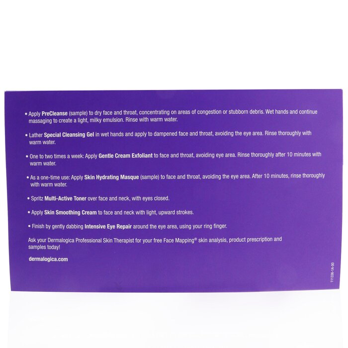Dermalogica Normal/ Dry Skin Kit: Cleanser + Toner + Smoothing Cream + Exfoliant + Eye Reapir (Unboxed) 5pcsProduct Thumbnail