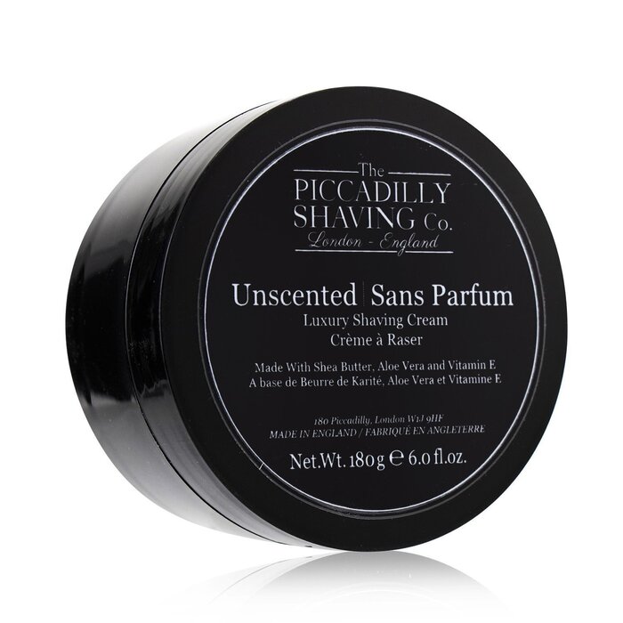 The Piccadilly Shaving Co. Unscented Luxury Shaving Cream 180g/6ozProduct Thumbnail