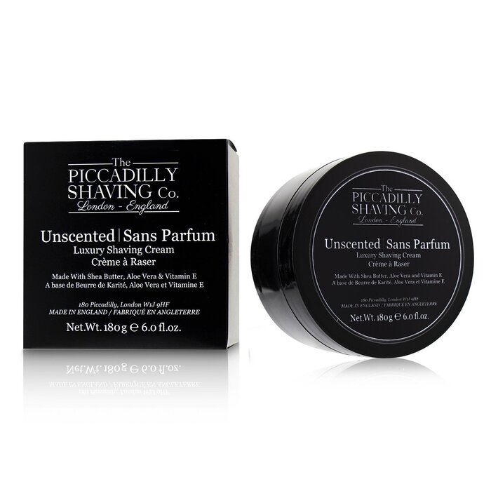 The Piccadilly Shaving Co. Unscented Luxury Shaving Cream 180g/6ozProduct Thumbnail