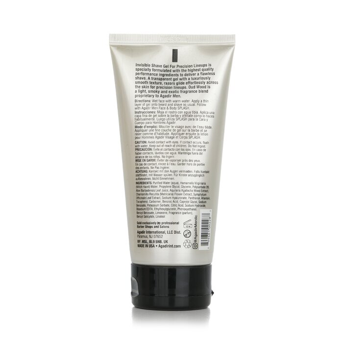 Agadir Argan Oil Agadir Men Invisible Shave Gel - Oud Wood 177ml/6ozProduct Thumbnail