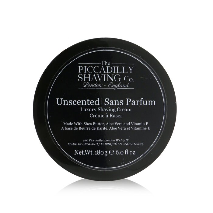 The Piccadilly Shaving Co. Unscented Luxury Shaving Cream 180g/6ozProduct Thumbnail