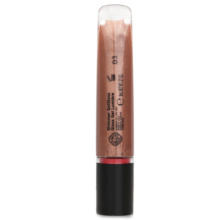 资生堂 Shiseido 英文名称：Shimmer Gel Gloss。高度亮泽的纯色唇彩，轻盈、不粘、不干燥配方，采用资生堂的双凝胶系统，融合超级光滑凝胶和缓冲凝胶，打造舒适镜面光泽，富含乳木果油，滋润双唇，添加反光珍珠以及高折射油，水晶般亮泽妆效，12小时持久补水，使双唇光滑调理，经皮肤科测试，有多种色号可供选择。 9ml/0.27ozProduct Thumbnail