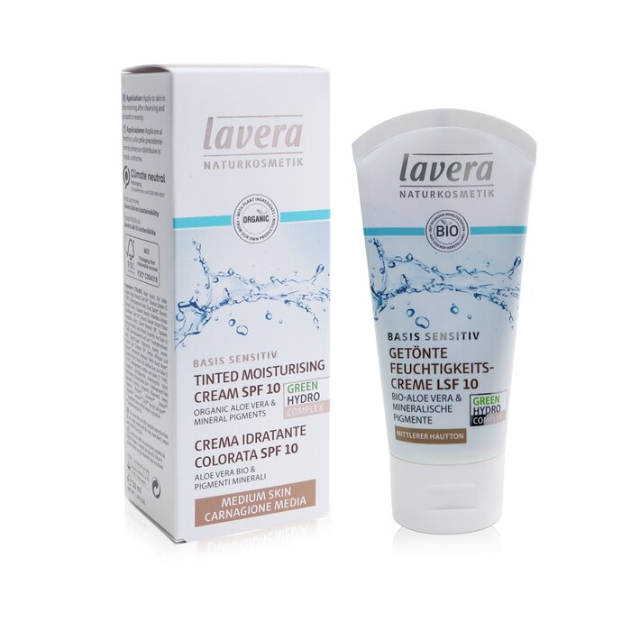 Lavera Basis Sensitiv Tinted Moisturising Cream SPF 10 50ml/1.8ozProduct Thumbnail