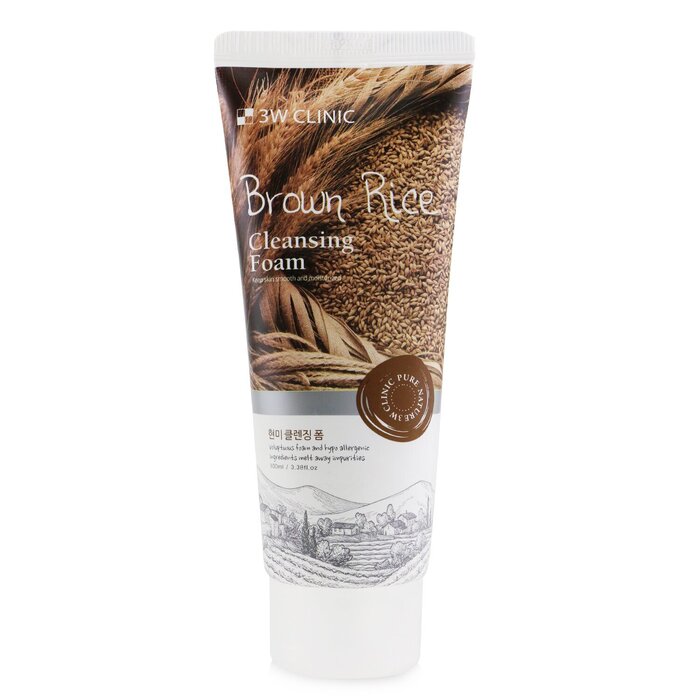 3W Clinic Cleansing Foam - Brown Rice (Unboxed) 100ml/3.38ozProduct Thumbnail