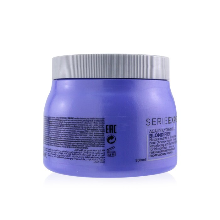 L'Oreal Professionnel Serie Expert - Blondifier Acai Polyphenols Mascarilla Sistema Resurgidora e Iluminadora (Para Cabello Rubio) 500ml/16.9ozProduct Thumbnail