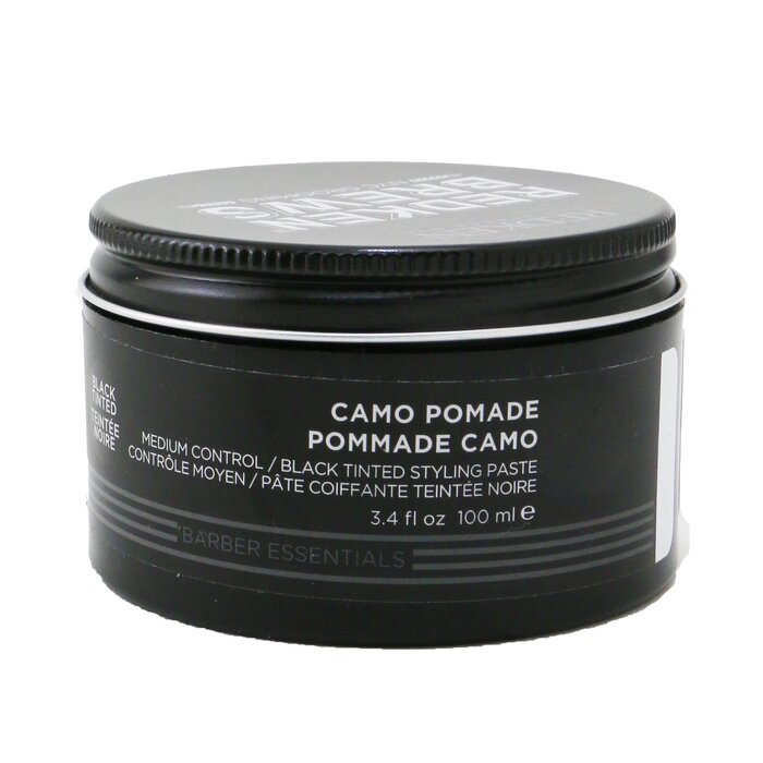 Redken Brews Camo Pomade (Medium Control / Black Tinted Styling Paste) 100ml/3.4ozProduct Thumbnail