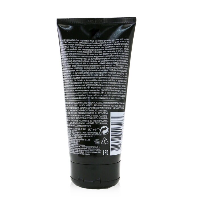 Redken Brews Liquid Matte Paste (Medium Control / No Shine) 150ml/5ozProduct Thumbnail