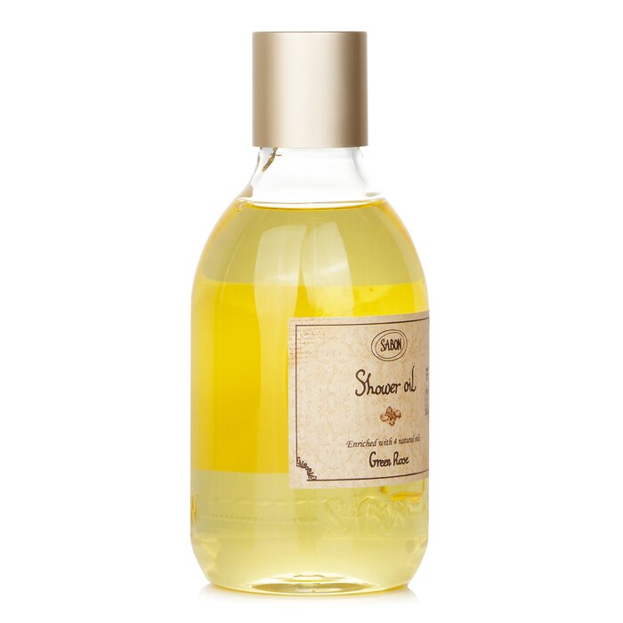 Sabon Shower Oil - Green Rose (Plastic Bottle) 300ml/10.5ozProduct Thumbnail