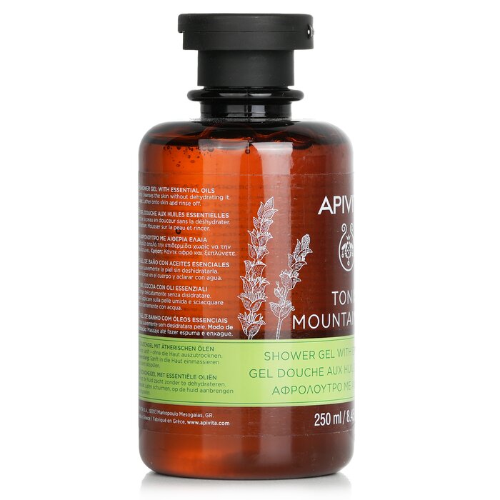 Apivita Tonic Mountain Tea Shower Gel With Essential Oils 250ml/8.45ozProduct Thumbnail