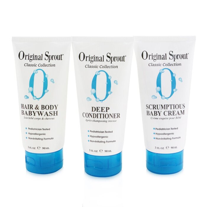 Original Sprout Classic Collection Travel Trio: Conditioner 90ml + BabyWash 90ml + Baby Cream 90ml 3x90ml/3ozProduct Thumbnail