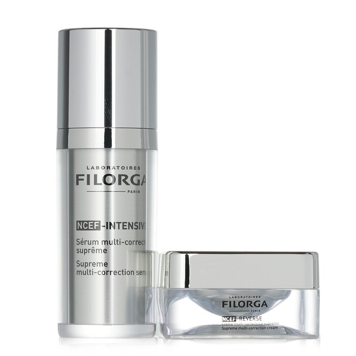 Filorga ชุดคุณภาพผิวสูงสุด: NCEF-Intensive Supreme Multi-Correction Serum 30ml + NCEF-Reverse Supreme Multi-Correction Cream 15ml 2pcsProduct Thumbnail