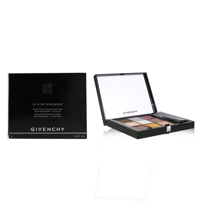 Givenchy - Le 9 De Givenchy Multi Finish Eyeshadows Palette (9x ...