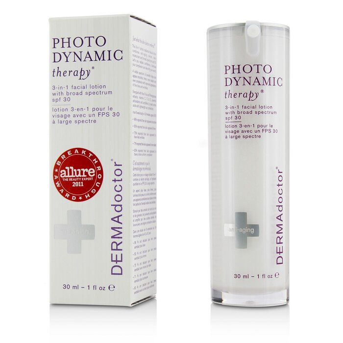 DERMAdoctor Photodynamic Therapy 3-In-1 Facial Lotion SPF 30 (Exp. Date: 09/2020) 30ml/1ozProduct Thumbnail