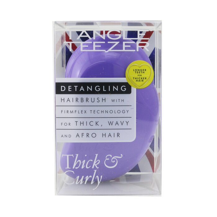 Tangle Teezer Thick & Curly Detangling Hair Brush - # Lilac Fondant  1pcProduct Thumbnail