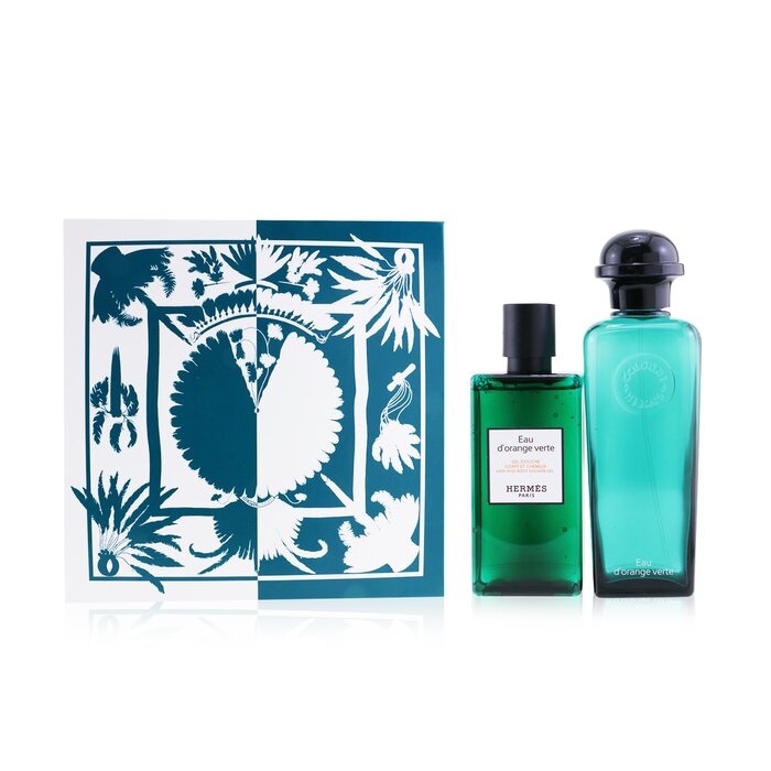 Hermes Eau D'Orange Verte Set: Eau De Cologne Spray 100ml/3.3oz + Hair And Body Shower Gel 80ml/2.7oz 2pcsProduct Thumbnail
