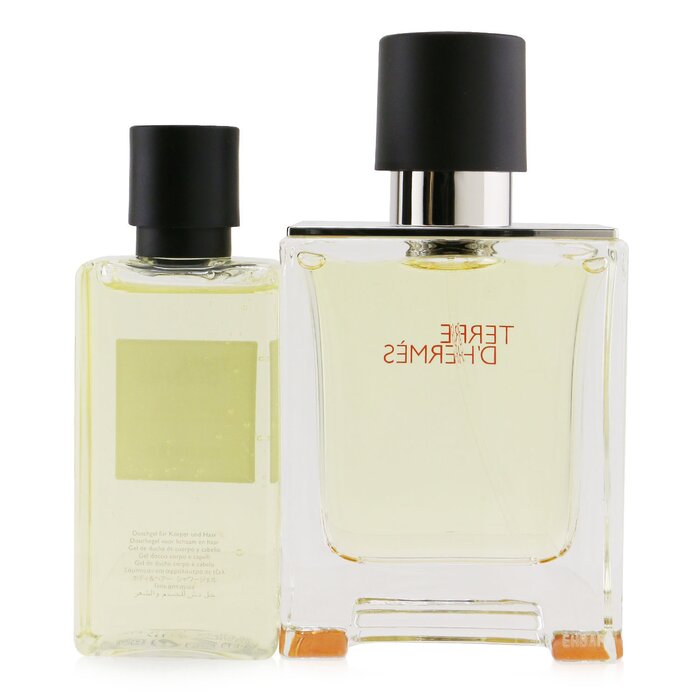 爱马仕  Hermes 爱马仕大地香氛套装：淡香水喷雾EDT 50ml/1.6oz + 秀发及身体软化角质啫喱 40ml/1.35oz 2pcsProduct Thumbnail