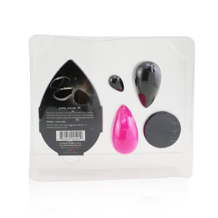 BeautyBlender Pro On The Go Kit (2x BeautyBlender, 1x Mini BeautyBlender, 1x Blotterazzi, 1x Solid BlenderCleanser) (Unboxed) 5pcsProduct Thumbnail