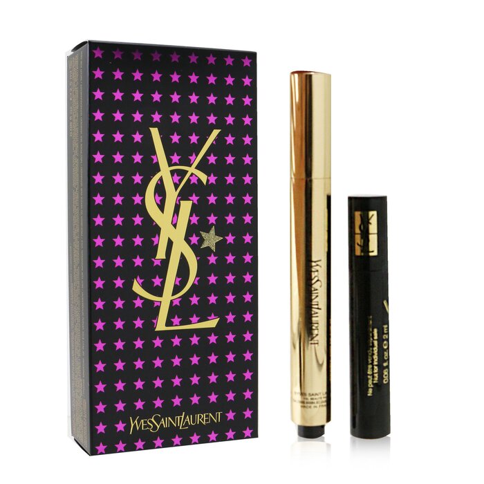 Yves Saint Laurent All Lights On Me Set (1xTouche Eclat 2.5ml/0.08oz + 1x Mini Mascara Volume Effet Faux Cils) 2pcsProduct Thumbnail