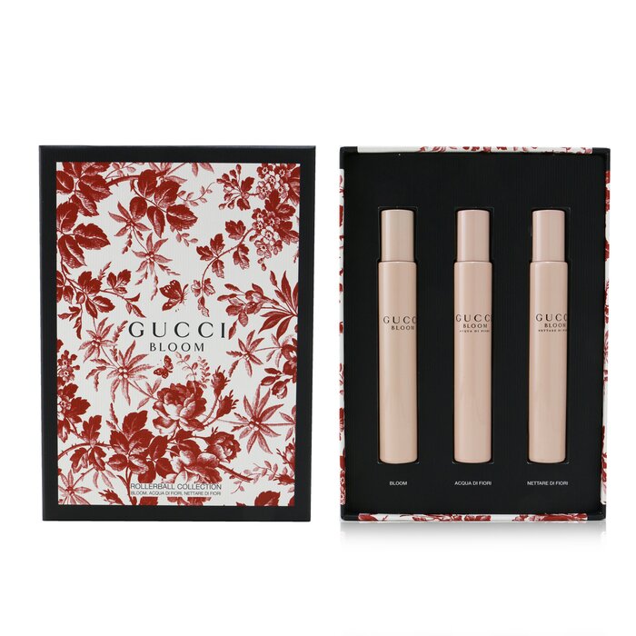 Gucci Bloom Rollerball Coffret: Bloom EDP + Bloom Acqua Di Fiori EDT + Bloom Nettare Di Fiori EDP 3x7.4ml/0.25ozProduct Thumbnail