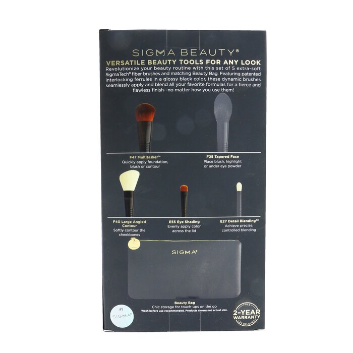 Sigma Beauty Set de Brochas Multitarea 5pcs+1bagProduct Thumbnail