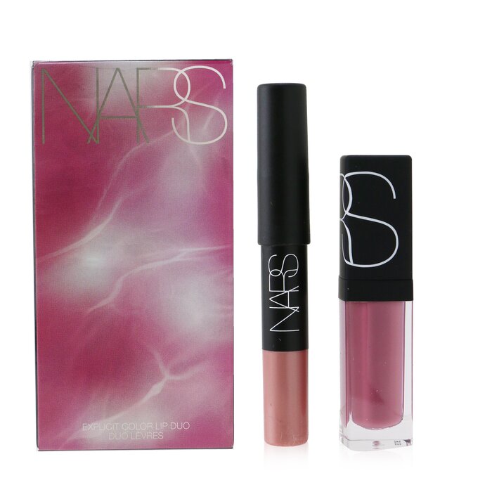 NARS Explicit Color Lip Duo (1x Velvet Matte Lip Pencil, 1x Lip Tint) 2pcsProduct Thumbnail