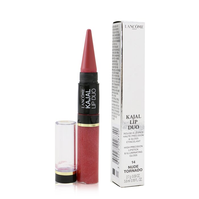 Lancome Kajal Lip Duo High Precision Lipstick & Illuminating Gloss ליפסטיק וגלוס Picture ColorProduct Thumbnail