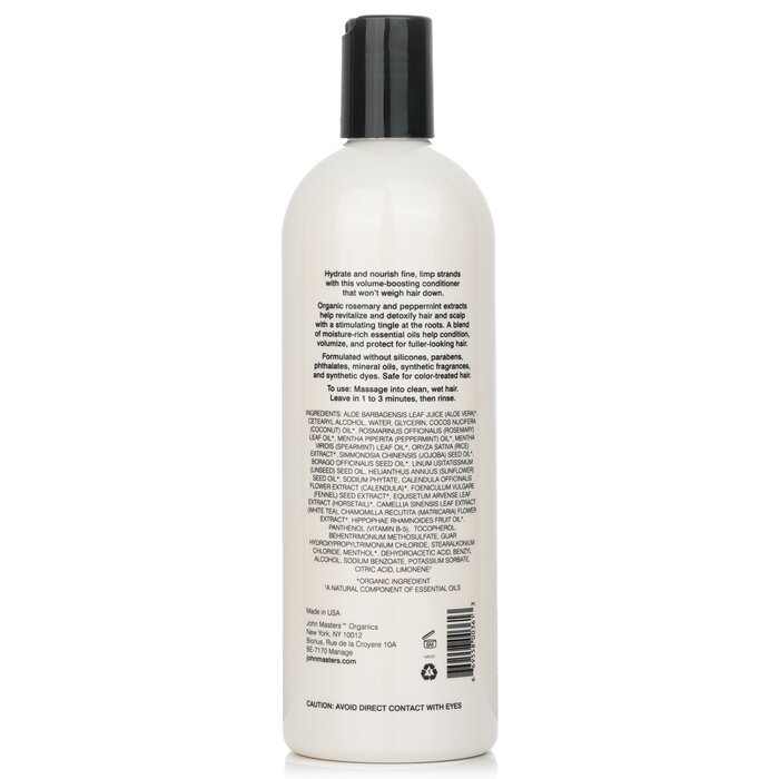 John Masters Organics Conditioner For Fine Hair with Rosemary & Peppermint 473ml/16ozProduct Thumbnail