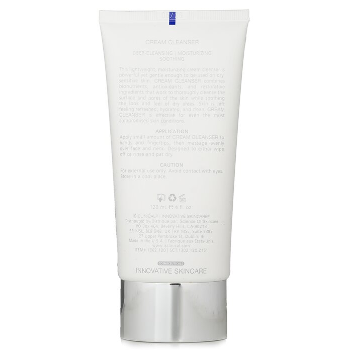 IS Clinical - Cream Cleanser 120ml/4oz - Cleansers | Free Worldwide ...